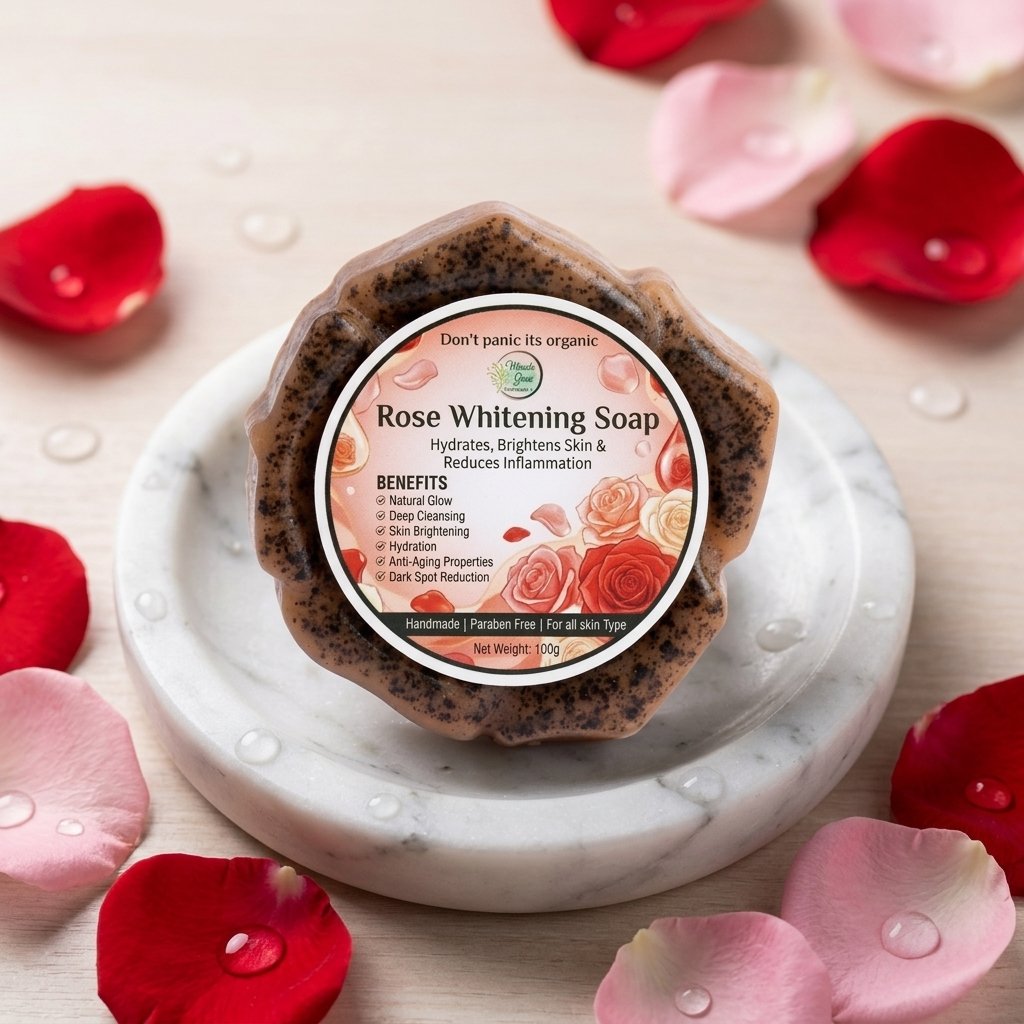 Rose whitening soap